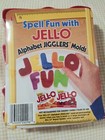 Vintage JELL-O Alphabet JIGGLERS Mold Spell Fun With Jell-O - ABC cutters