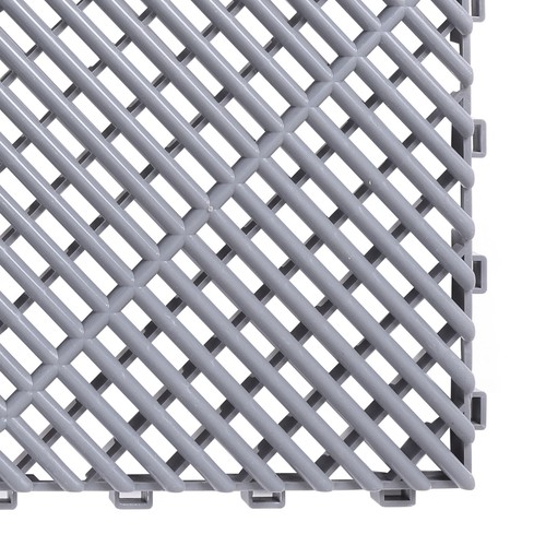 0.71" Thick Garage Flooring Tiles 20Pcs 16x16 in Interlocking Drainage Deck Mat - Picture 4 of 16