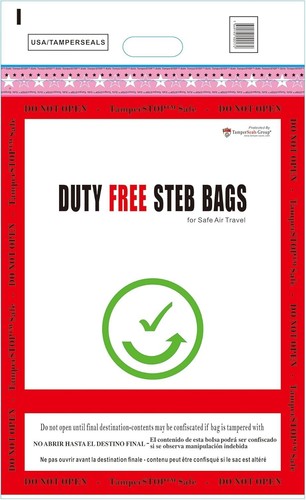 50pcs ICAO Certified Duty-Free Airport Security Bags - Tamper-Evident Design - Picture 3 of 8