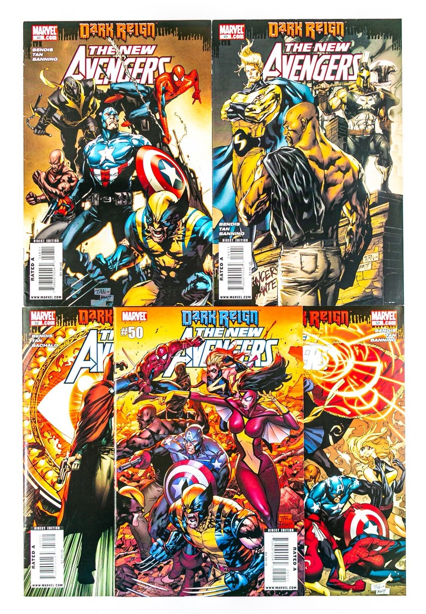 New Avengers #48,49,50,52,53 (2009 Marvel) Dark Reign! Venom