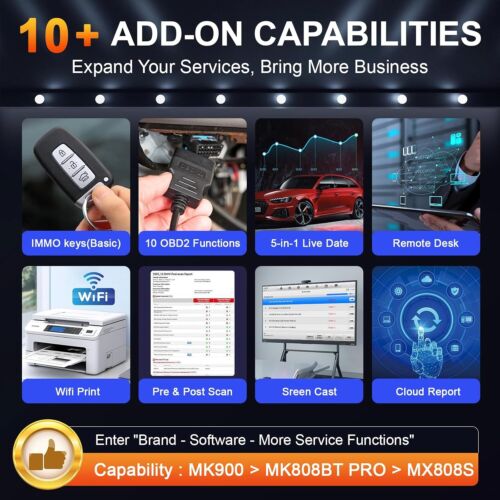 2025 Autel MaxiCOM MK900 MX900 Auto All System Diagnostic Scanner Tool - Picture 8 of 19