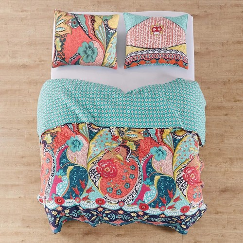 Levtex Home Jules Quilt und Kissen Schein Set voll/Königin (88X92) mehrfarbig neu - Bild 3 von 3