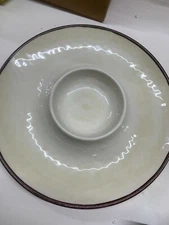 Swirl Melamine Chip & Dip Server-Set of 2