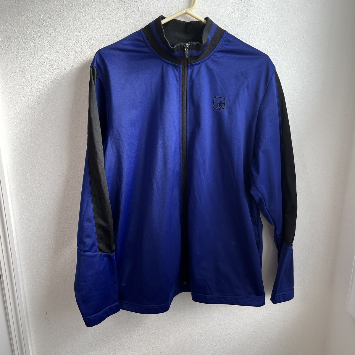 And1 Mens Track Suit Size L Vibrant Blue Black Trim Full Zip Jacket Jogger eBay
