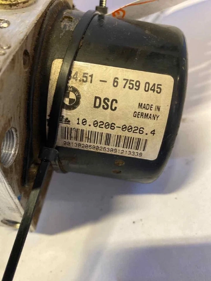 02-06 BMW 325i 330i 330ci Z4 ABS Conjunto de bomba de freno antibloqueo con garantía OEM Foto 3 de 4