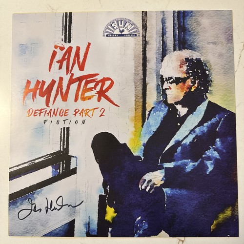 SIGNED 2 LPS IAN HUNTER DEFIANCE PT. 1 & 2 FACTORY SEALED NEW AND MINT  - Picture 4 of 10