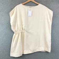 New Frnch Paris Women’s Sleeveless Top asymmetrical size SM