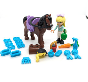 LEGO Friends Minifigure Stephanie & Lot Accessories 41057 frnd068 Horse Show