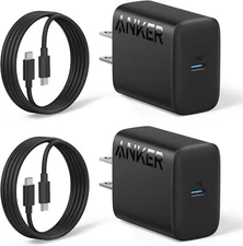 Anker 25W USB-C Charger 5ft USB-C Cable PPS Fast Charging for Samsung/iPhone 15