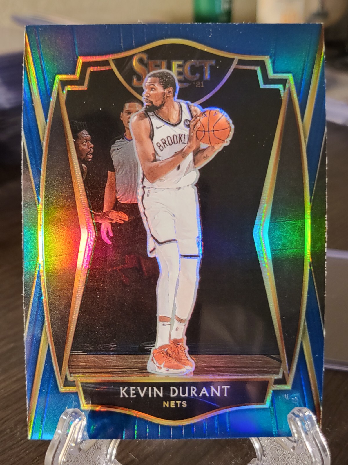 2020-21 KEVIN DURANT Panini Select Premier Blue SILVER PRIZM Nets #11