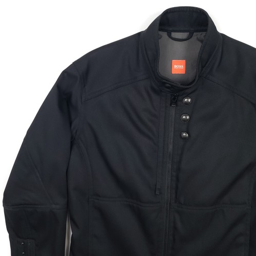 Giacca Motociclista Hugo Boss 38 48 Small Medium Uomo Stile Moto Racer Nero Orus3 - Foto 9 di 23