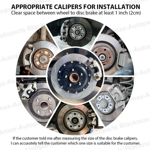 Metal 3D ENDLESS Universal Style Brake Caliper Covers 4 Pcs Gold 10.5" in LW01 - Foto 5 di 9