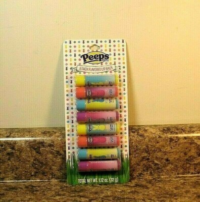 Peeps Flavored Lip Balm 8 Pack Easter