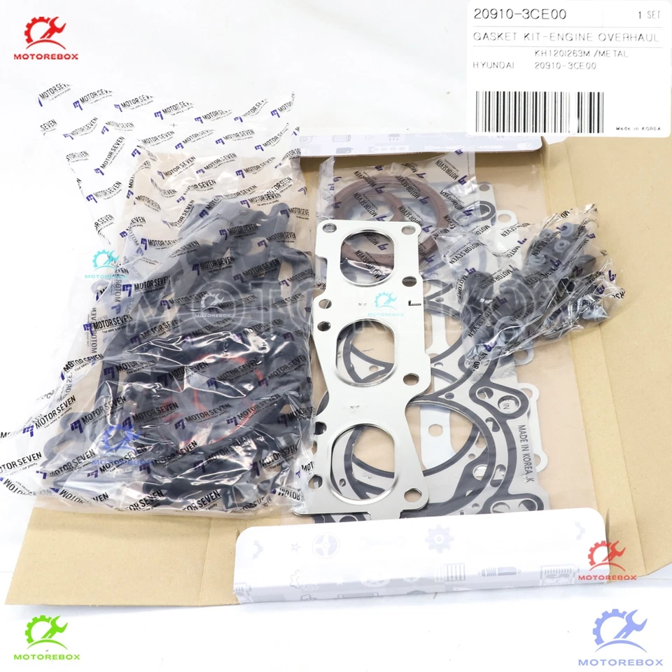 ✅209103CE00✅ Juego completo de juntas de revisión del motor Hyundai Genesis 2010-12 cupé 3,8 L Foto 4 de 4