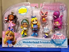 Disney Junior Alice's Wonderland Bakery 6 Piece Figure Playset 3" NEW