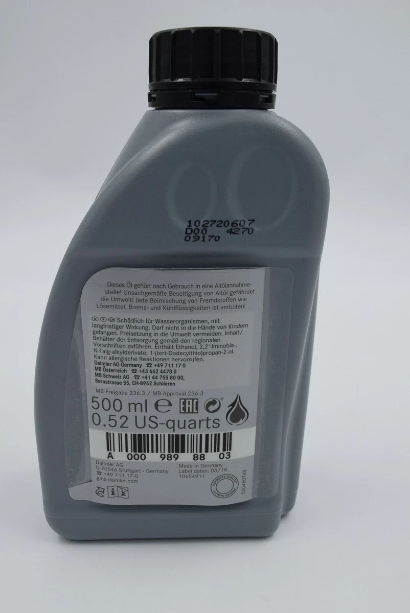 Original Mercedes Servolenkungsöl Lenkgetriebeöl MB 236.3 500ml  