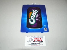 DIXIE NARCO 501E, 276E HVV SODA MACHINE "Grape Crush" 12oz CAN VEND LABEL