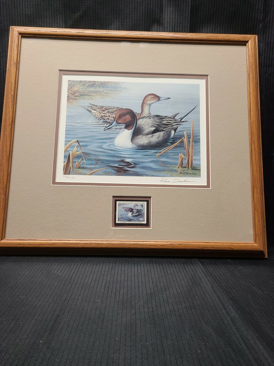 1991 Ducks Unlimited SOUTH DAKOTA Waterfowl Stamp & Ltd Ed