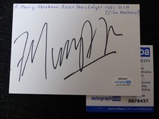 F. MURRAY ABRAHAM signed autograph 4x6 Autographed index card ACOA COA F. MURRAY ABRAHAM signed autograph 4x6 Autographed index card ACOA COA