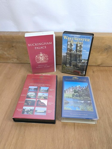 Buckingham Palace ~ Sandringham ~ Westminster Abbey ~ Stately Homes - VHS Bundle - Picture 1 of 10