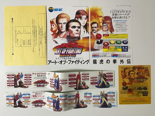 Art of Fighting 3 Ryuko no Ken Gaiden SNK Neo Geo MVS Kit Giappone - Foto 19 di 23