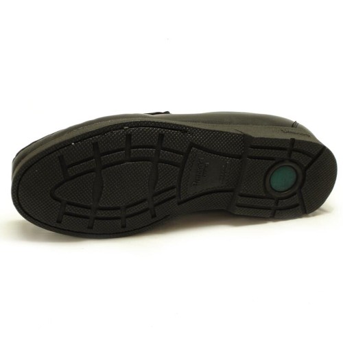 4804-628 Black Leather Pinosos Comfort Men’s Slip on shoes - Picture 5 of 5