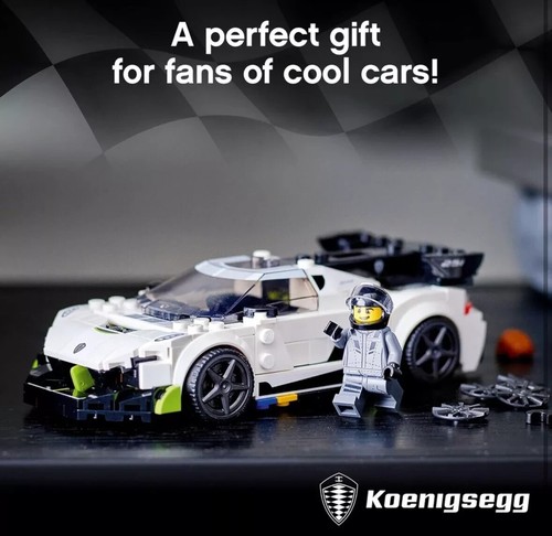 Lego Speed Champions 76900 Koenigsegg Jesko 280 Piezas Retirado Sellado NUEVO - Imagen 2 de 4