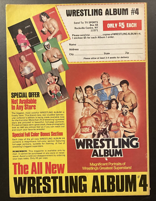 The Wrestler Magazine JAN 1982 Iron Sheik Flair vs Steamboat Roddy