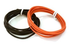Flexible 20 AWG Gauge Silicone Wire 1m Set, 39in Black 39in Red