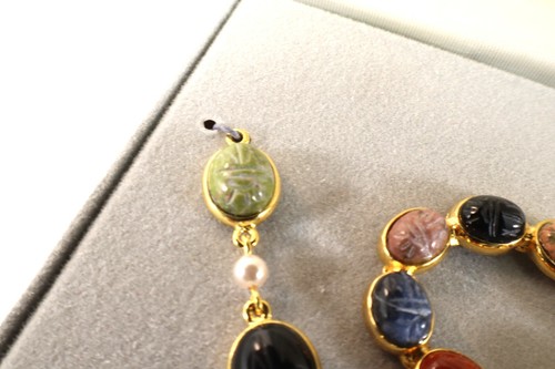 International Gem SCHMUCKSET Halbedelsteine 3-teiliges Set Pin Ohrring Klammer - Bild 7 von 12