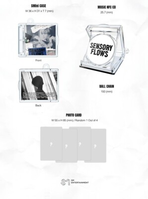 SUPER JUNIOR YESUNG [SENSORY FLOWS] 1st Album SMINI Ver/NFC CD+