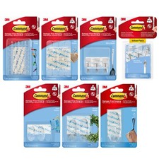3M Command Clear Hooks and Decorating Clips for Indoor Decoration Damage Free