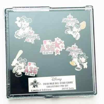 記念品+関連グッズ MLB 2010 All-Star Game Pin Set Disney Disney MLB All Star Game Collectible Pin Set Limited Edition