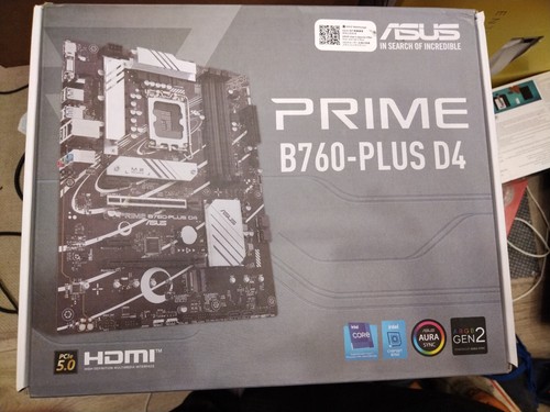 ASUS PRIME B760-PLUS D4 - Carte mère ATX Socket 1700 Intel B760 Express - NEUVE