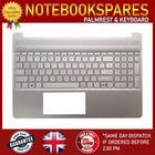 FOR HP 15S-EQ1045NA SILVER LAPTOP PALMREST COVER TOP CASE UK KEYBOARD