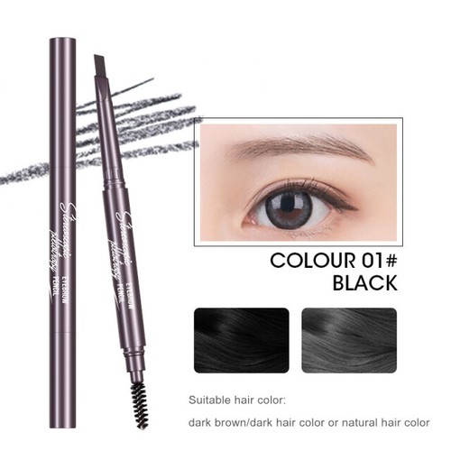 Penna eyeliner sopracciglia impermeabile microblading pennello strumento trucco - Foto 9 di 18