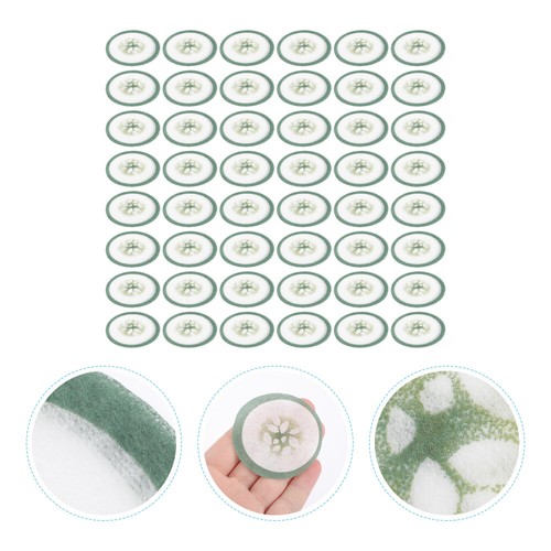 100 Pcs Cucumber Eye Mask Paper Soothing Pads Patch Disposable Patches