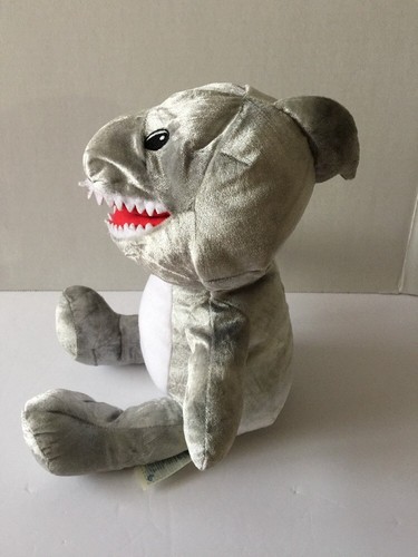 Build A Bear Toothy the Shark juguete marioneta de peluche 16" retirado SEMANA DEL TIBURÓN - Imagen 3 de 5