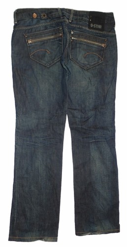 G-Star Jeans Hose W30 L30 blau stonewashed gerade Denim FW0083 - Bild 4 von 6