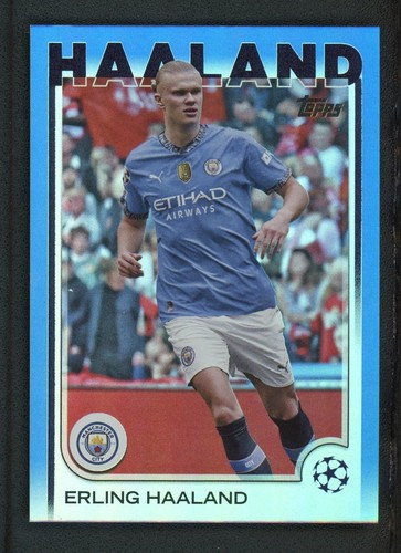 2025 ERLING HAALAND 029/125 TOPPS UEFA CHAMPIONS LEAGUE BLUE - Picture 1 of 2
