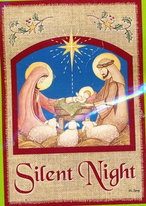 Large Garden Porch Flag Silent Night Nativity Lowes 28