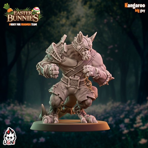Conejitos de Pascua OPCIONES COMPLETAS DE EQUIPO + BASES Fantasía Fútbol Blood Bowl Proxy por UGNI - Imagen 3 de 24
