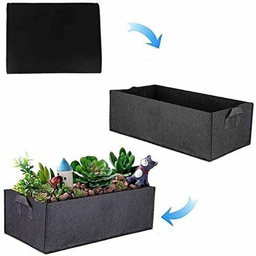 Planting Grow Bag Fabric Raised Flower Bed Garden Vegetable Planter Large USA - Picture 7 of 13