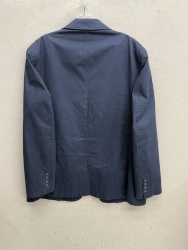 Vintage LL Bean Blau Blazer Herren 46 R Knopf 90er Canvas Freizeit Klassisch - Bild 10 von 12