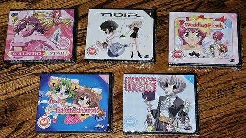 5 DVD Posten NEU 3" ADV Animini ANIME Hochzeit Pfirsich Happy Lection Noir Kaleido Zielfernrohr