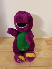 Vintage 1990's Lyon's Group 12" Barney The Purple Dinosaur Plush No Tush Tag