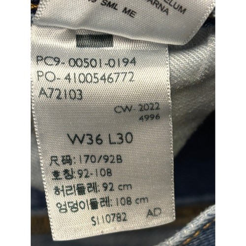 Levi Strauss 501 Herren Jeans Medium Wash Button Fly Straight Leg W36 L30 - Bild 6 von 15