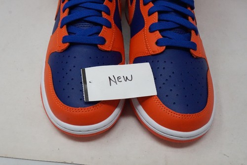 Nike Dunk High Retro Knicks Orange Deep Royal Blue Mens DD1399 800 Size 9.5 NIB - Picture 9 of 10