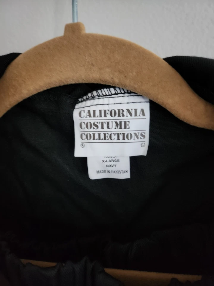 Disfraz California Azul Marino/Marinero Adulto XL Negro Foto 4 de 4