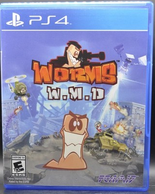 Worms W.M.D (PlayStation 4, PS4) [CIB] - w/ All-Stars Insert, Tested